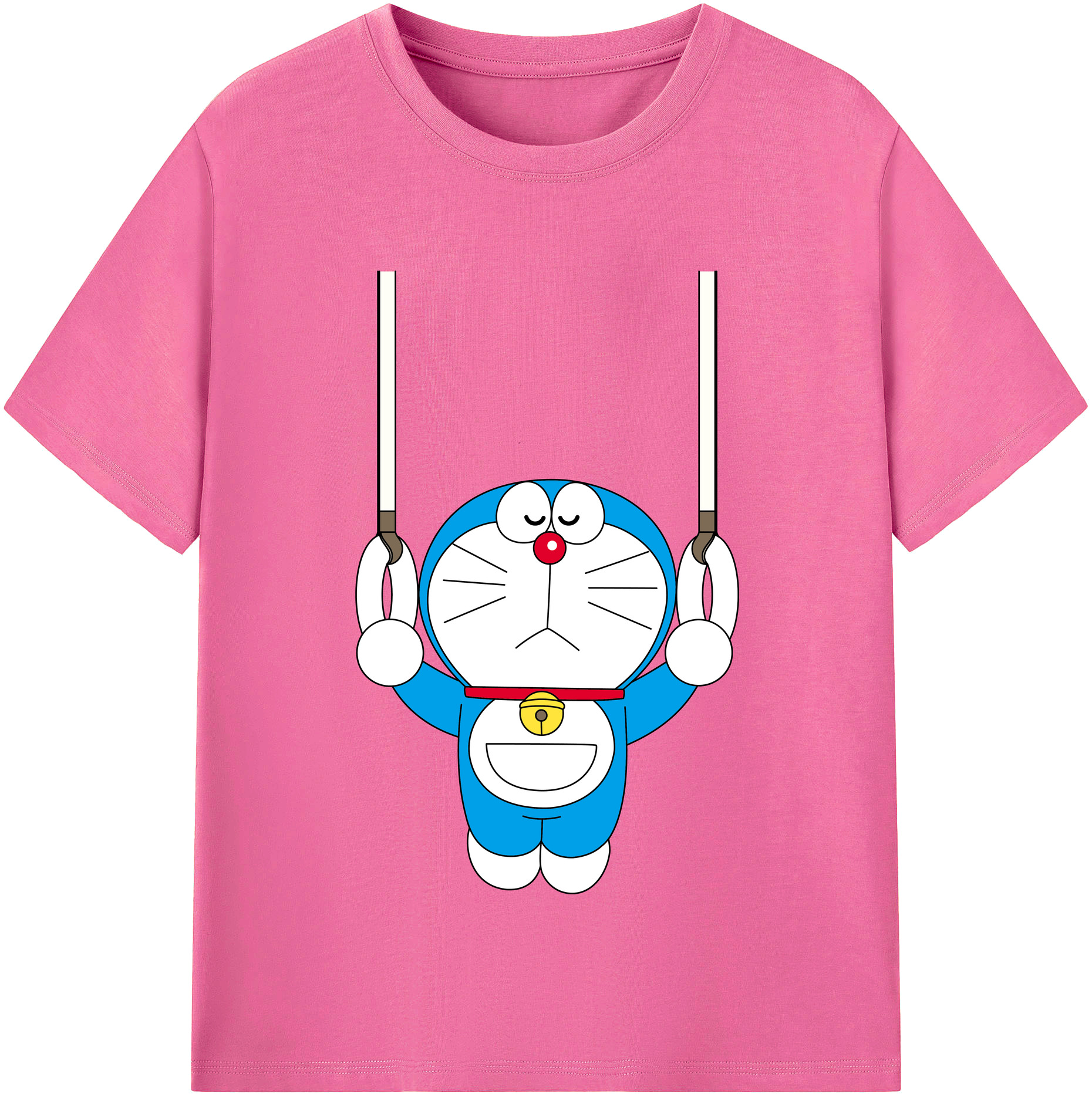（画像用） ドラえもん Doraemon レディースカジュアルプリントTシャツ（綿100％）